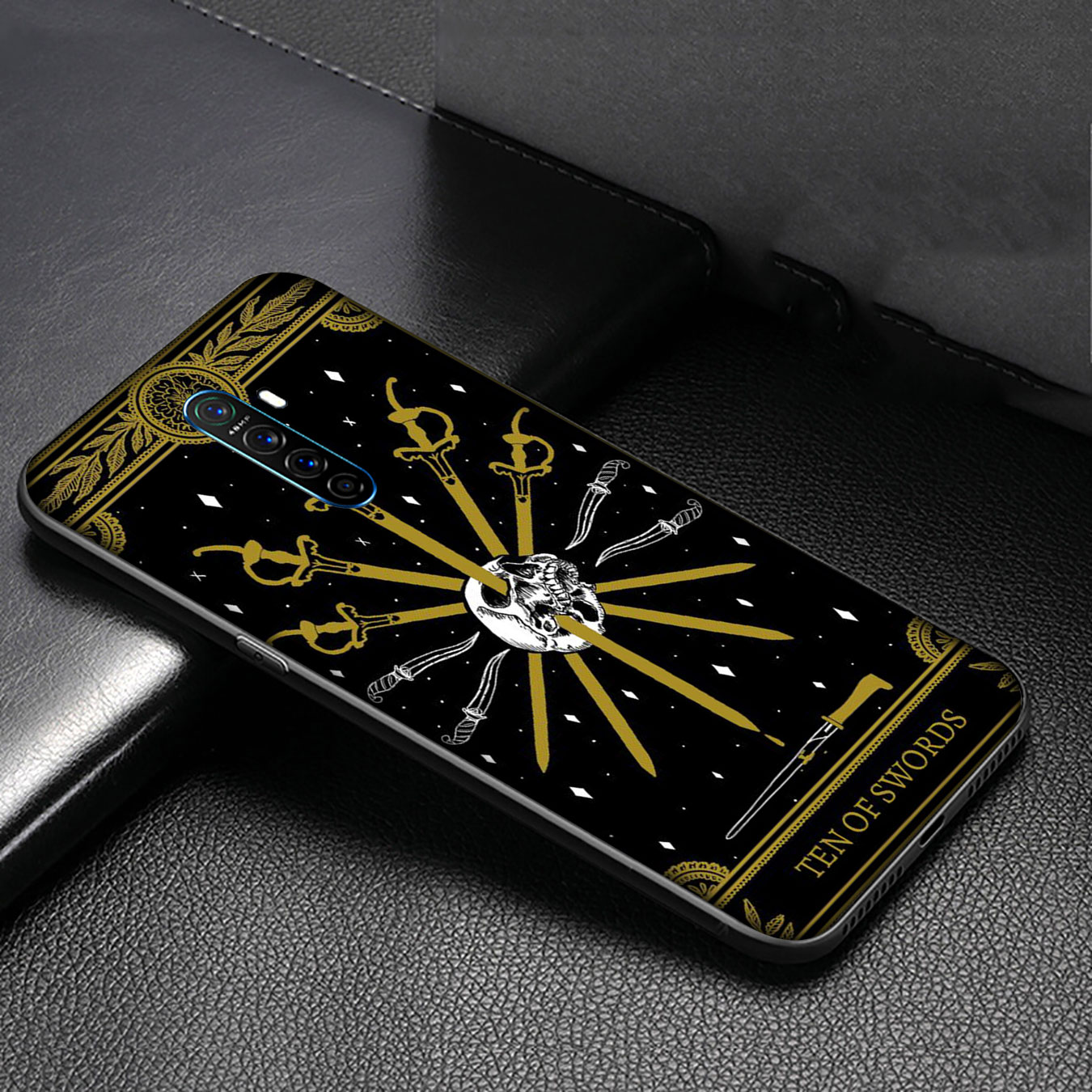Ốp Điện Thoại Silicone Mềm In Hình Lá Bài Tarot Cho Iphone 12 Mini 11 Max Pro Se 2020 Xr