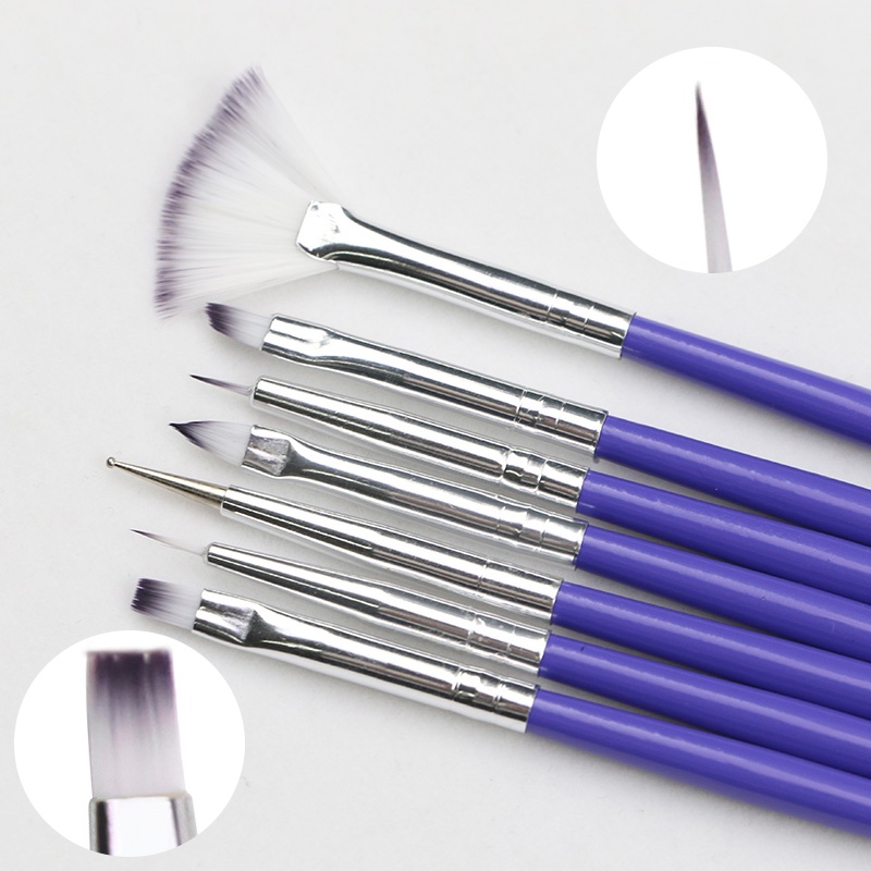 Cọ sơn móng tay UR SUGAR cho gel uv màu trắng