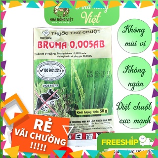 Thuốc diệt chuột broma- 50g, thuốc diệt chuột cực mạnh, sinh học , không mùi , không ngán bả - phamthao_shop9x