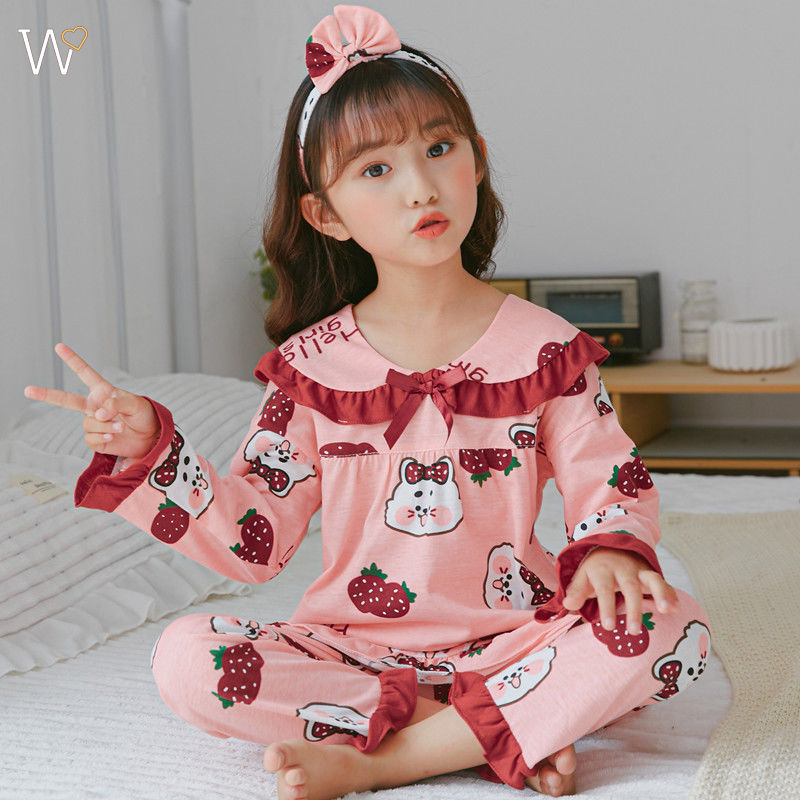 Bộ Quần Áo Ngủ Kiểu Công Chúa Xinh Xắn Đáng Yêu Cho Bé Gái