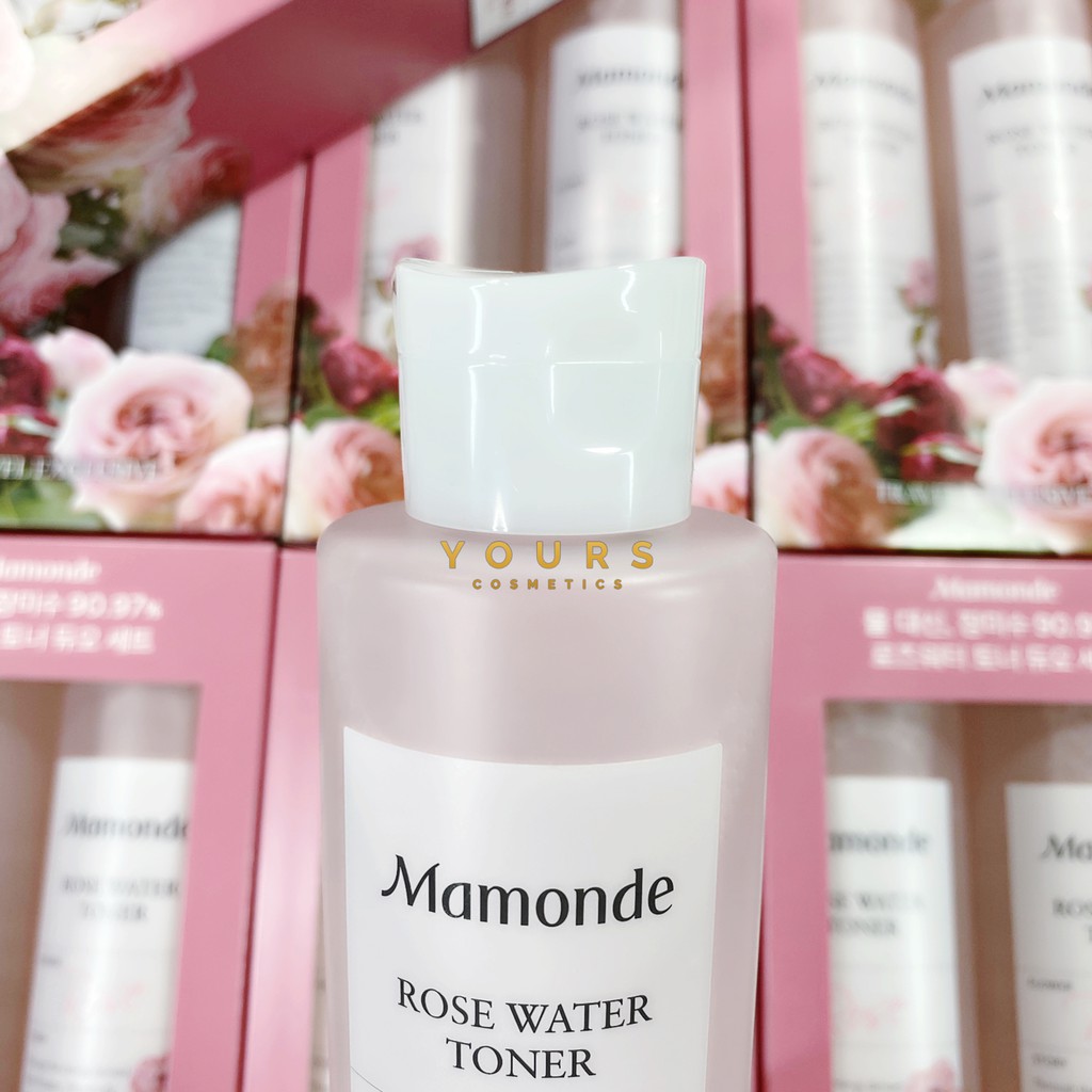 [Auth Hàn] Nước Hoa Hồng Mamonde Dành Cho Mọi Loại Da Hương Hoa Hồng Rose Water Toner 250ml