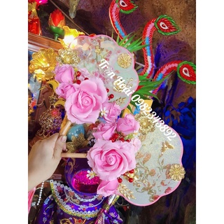 Phụ kiện hầu đồng - quạt cổ trang ,quạt hầu đồng, quạt hầu cô chín
