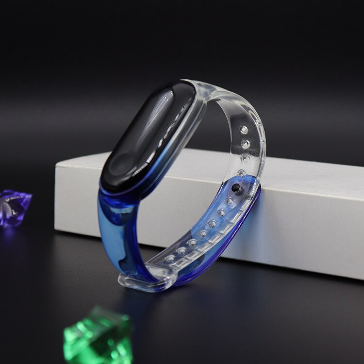 Dây Đeo Silicone Trong Suốt Cho Đồng Hồ Thông Minh Xiaomi Miband 6 Xiaomi Miband 6 5 4 3 4
