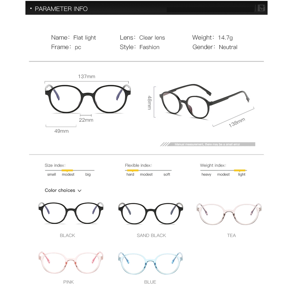 Kính mát SAMJUNE 15988 dáng tròn thời trang cho nữ