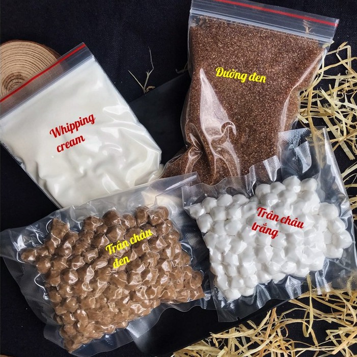 Set sữa tươi trân châu đường đen kèm công thức tự nấu độc quyền SNACKIN, ăn vặt Hà Nội | BigBuy360 - bigbuy360.vn