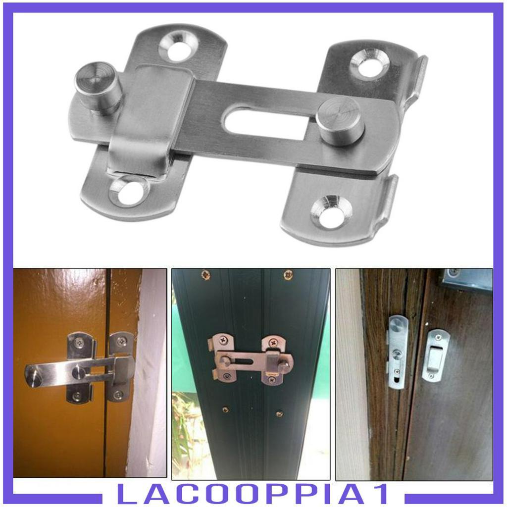 1 Chốt Khóa Bằng Thép Không Gỉ Cho Cửa Phòng Ngủ