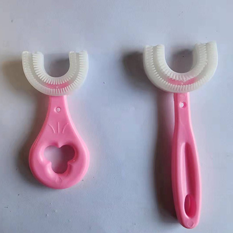 Bàn chải đánh răng hình chữ U mềm mại dành cho bé 2-6-12 tuổi