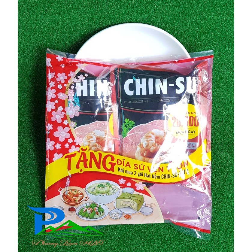 Hạt nêm Chinsu 400g - COMBO 2gói KM 1đĩa lớn