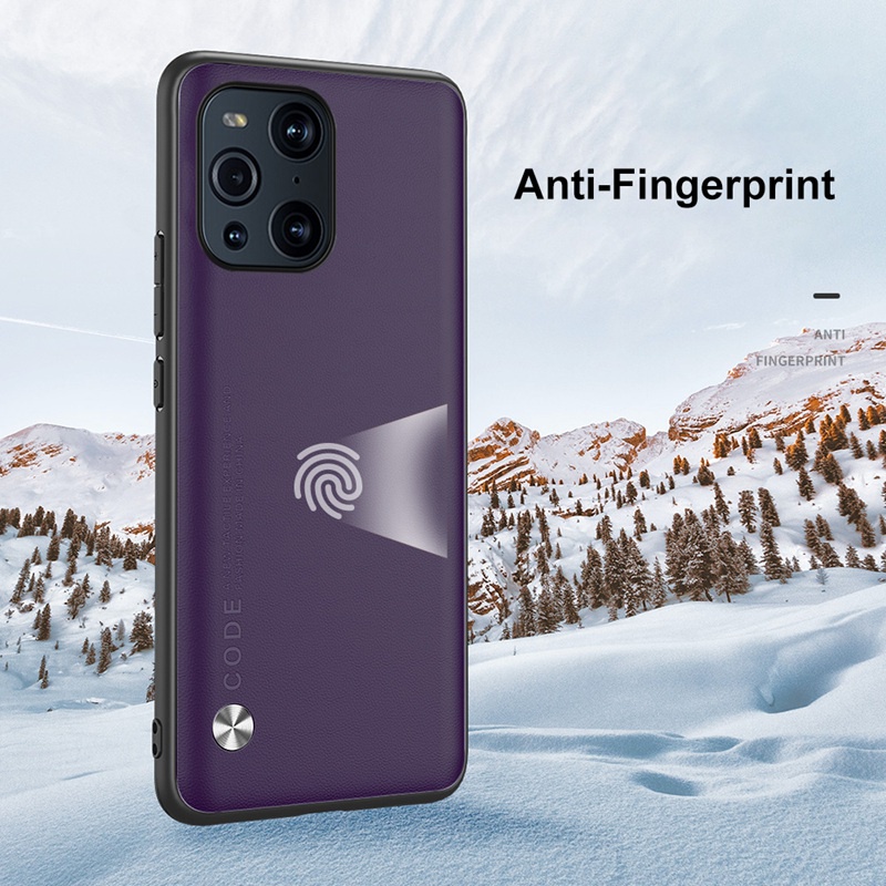 Ốp Điện Thoại Da Silicone Mềm Mỏng Nhám Cho OPPO Find X5 X2 X3 Pro