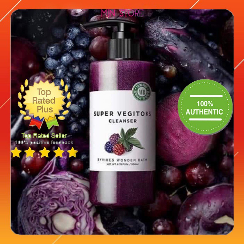 Sữa rửa mặt rau củ thải độc Wonder Bath Super Vegitoks Cleanser | BigBuy360 - bigbuy360.vn
