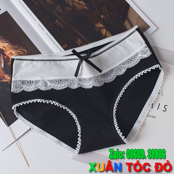 SỈ ZALO RẺ HƠN NHIỀU_ Quần Lót Nơ Viền Ren Cực Đẹp