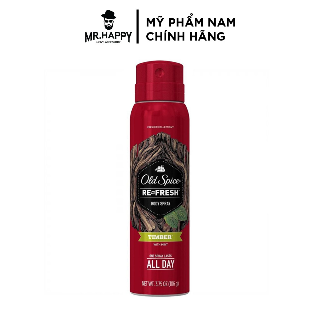 Xịt khử mùi nam Old Spice Timber 106g