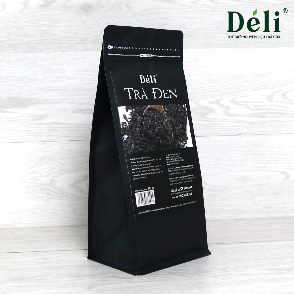 Trà Đen (Hồng trà) cao cấp Déli [GIÁ TỐT] TÚI 500gram - Nguyên liệu pha chế trà sữa, trà trái cây
