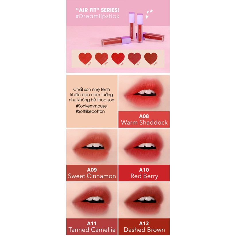 Son Kem Lì Black Rouge Air Fit Velvet Tint | BigBuy360 - bigbuy360.vn