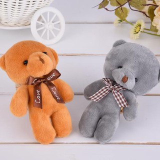 Gấu nhồi bông kích thước 14cm