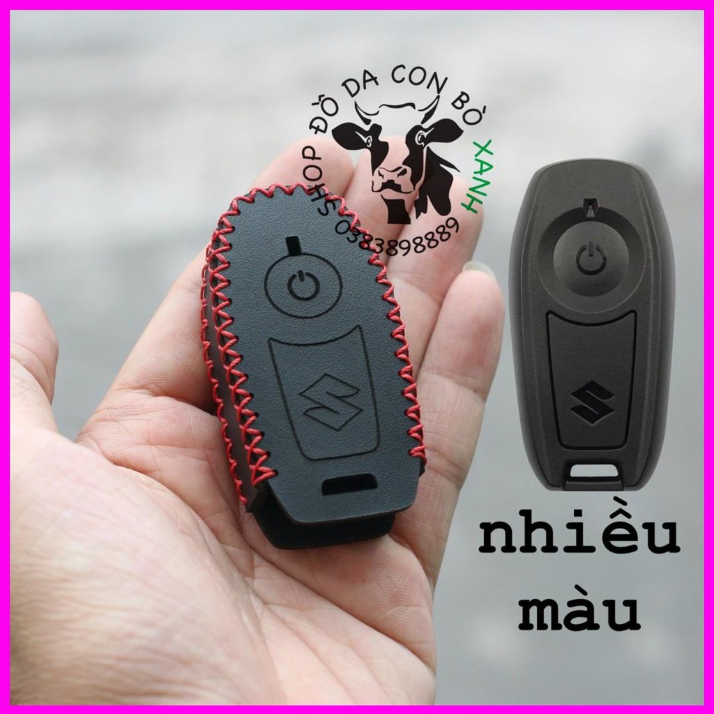 Bao Da Chìa Khóa Smartkey Suzuki GSX R150 handmade da thật