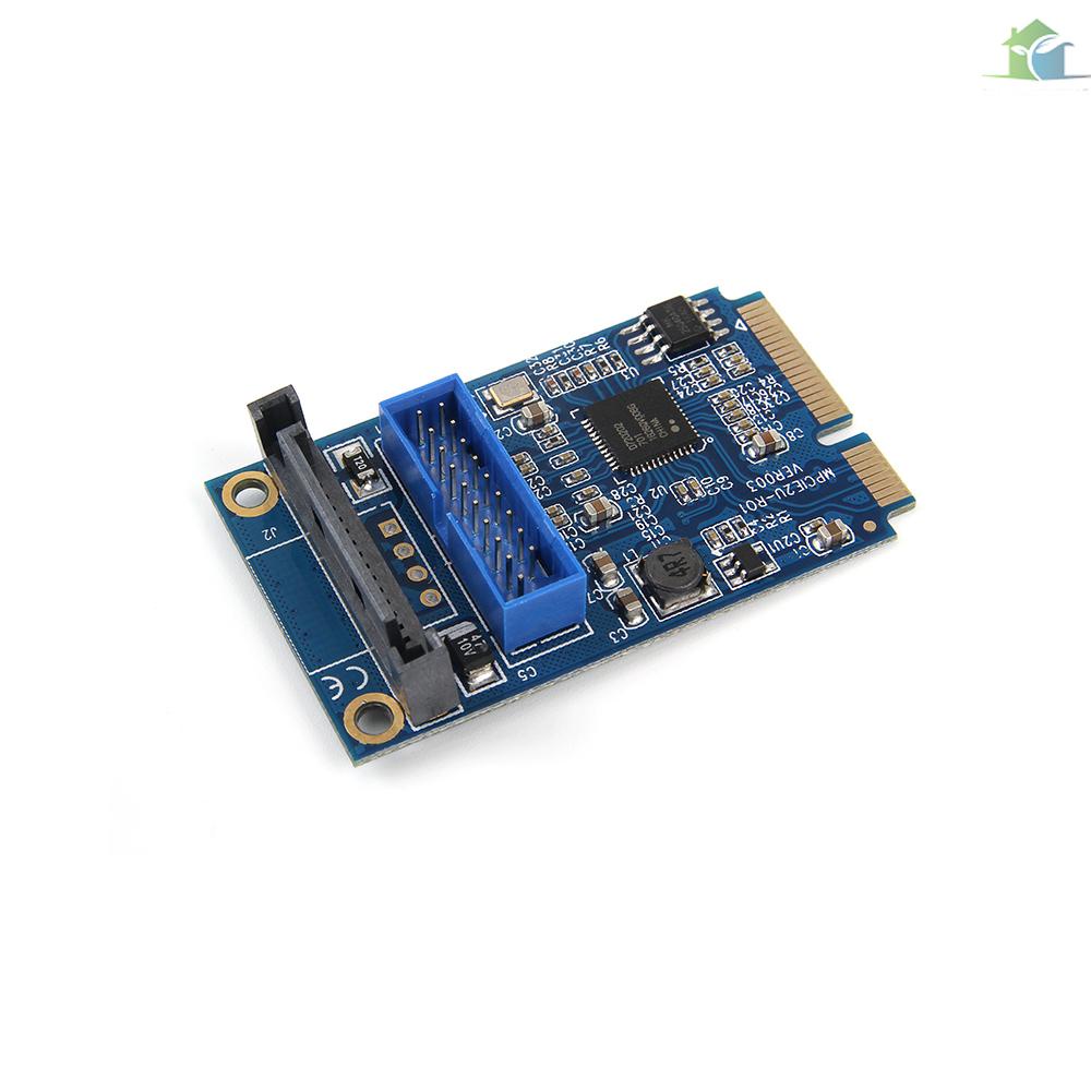 Card Chuyển Đổi Mini Pci-E Sang Usb3.0 20pin / 19pin Thẻ