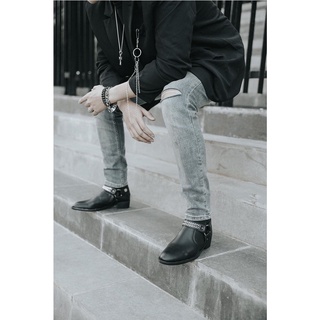Giày Harness Boots Giày Sít Da Bò Cao Cấp