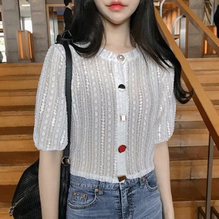 Áo ren lưới croptop