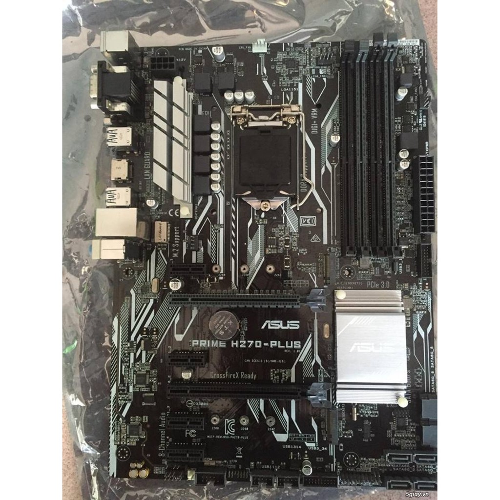 Bo mạch chủ Asus PRIME H270-PLUS hàng tháo máy nguyên bản ngon lành | BigBuy360 - bigbuy360.vn