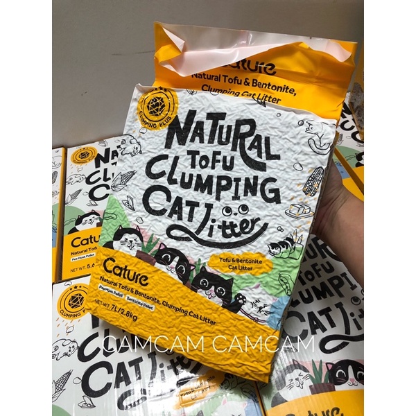 Cát Cature Tofu & Bentonite (Cát Đậu Nành Mix Đất Sét Cature) - Mong Mỏi Sự Tin Tưởng Từ Bạn