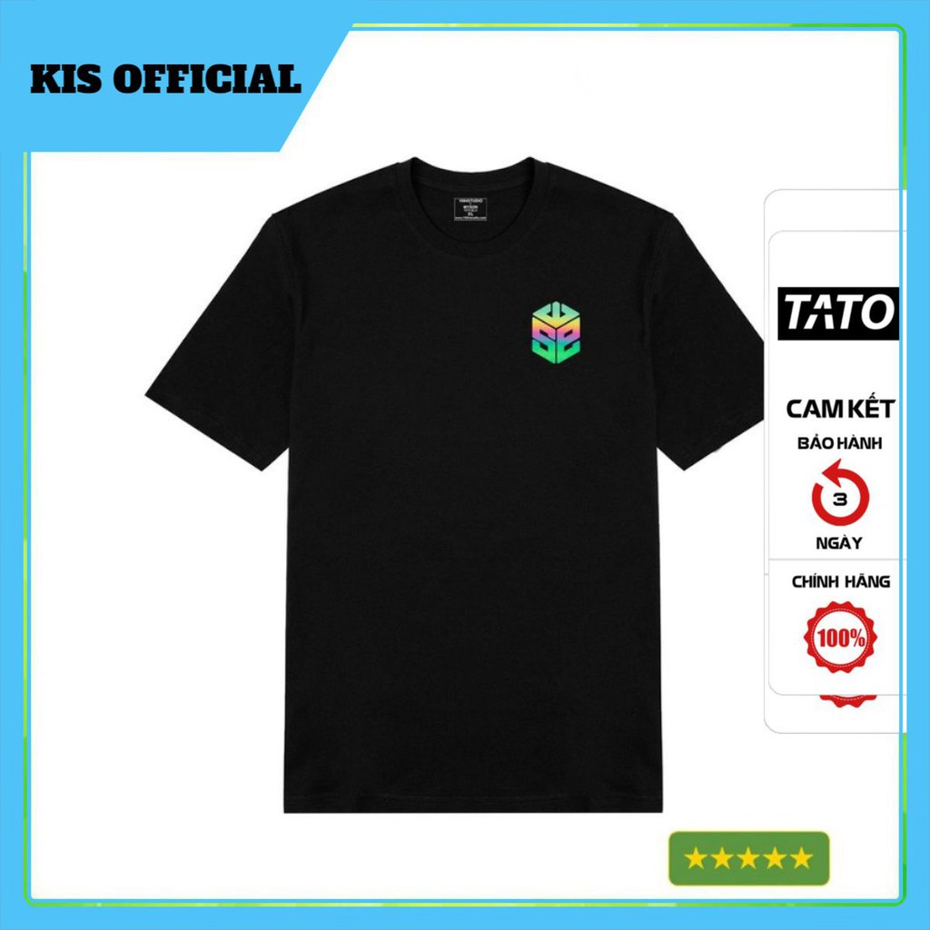 Áo Thun Unisex Phản Quang 7 Màu Biểu Tượng SWE Áo Phông Cotton Cổ Tròn Form Rộng Phong Cách Hàn Quốc [KIS OFFICIAL]