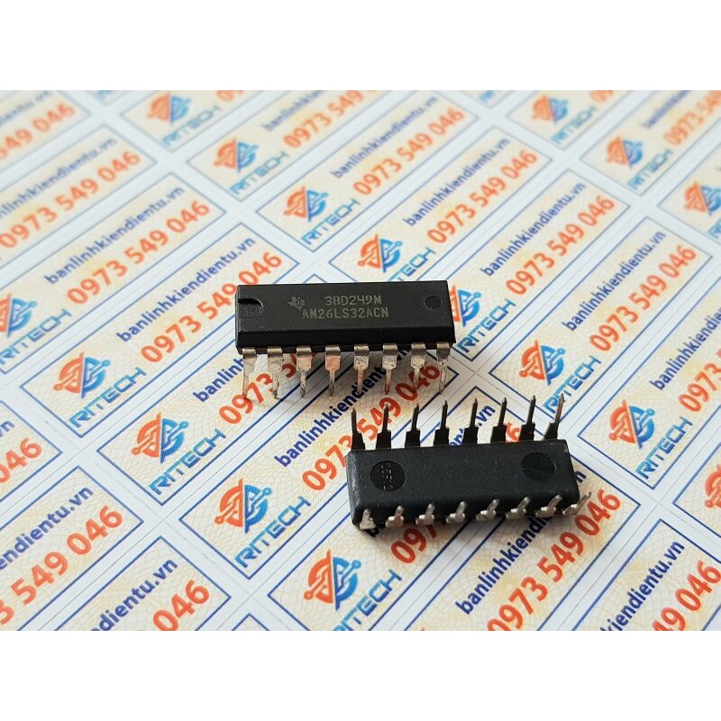 [Combo 3 con] AM26LS32ACN AM26LS32 IC truyền thông DIP-16