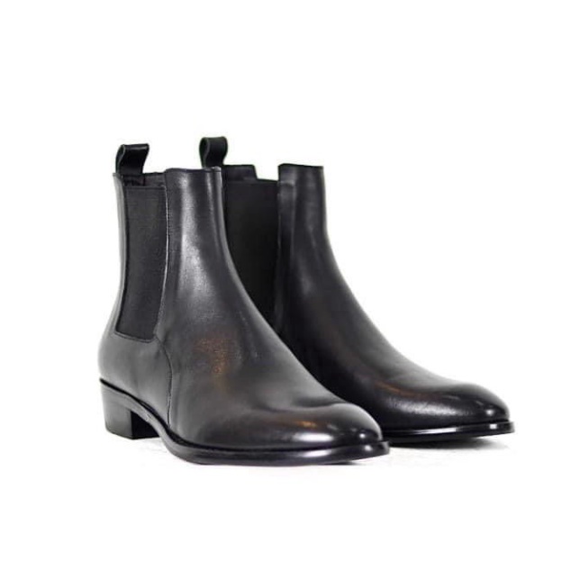 Giày Chelsea boots da bò đế độn 4.5cm thời trang nam | BigBuy360 - bigbuy360.vn