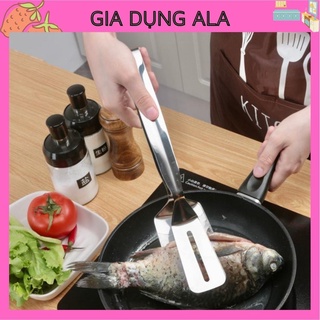 Kẹp Gắp Thức Ăn Đồ Nóng Bằng Inox, Chiên Xẻng Nướng Dụng Cụ Gắp Đồ Nóng Như Cá Rán, Bít Tết, Thịt Nướng
