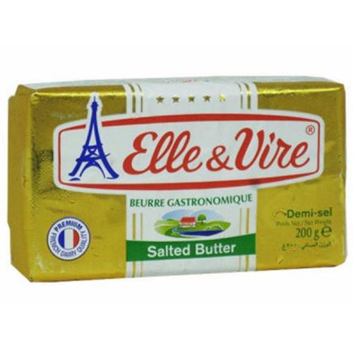 Bơ mặn Pháp hiệu Elle & Vire – gói 200gr