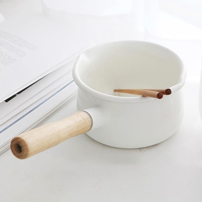Nồi sứ Modui kèm nắp Hàn Quốc cao cấp, nồi nấu bột hoặc cháo cho bé ăn dặm
