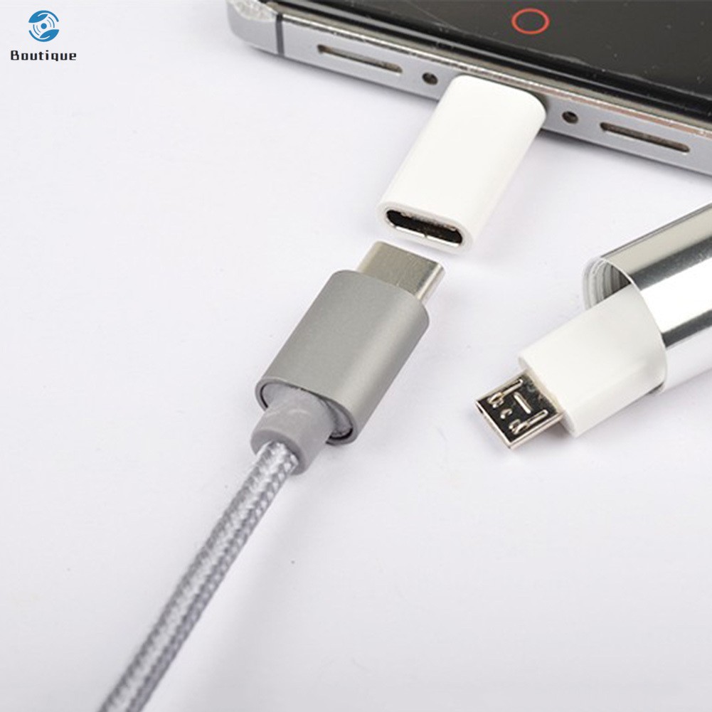 ✿♥▷ Mini USB 3.1 Type C Female to Micro USB Male Data Charger Adapter Converter for Macbook Onep