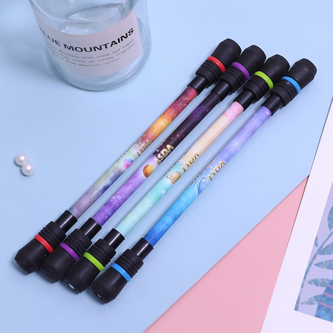 1 Bút Gel Xoay Họa Tiết Chòm Sao/ Bầu Trời Sao Màu Sắc Ngẫu Nhiên Độc Đáo Cho Học Sinh