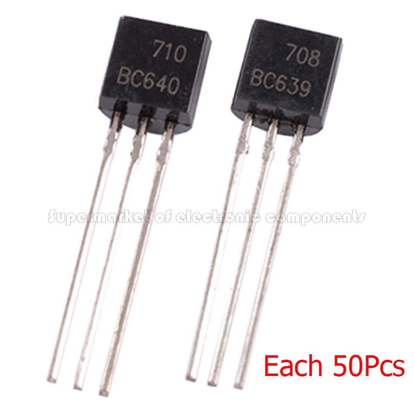 100 CÁI BC640 BC639 (BC640 + BC639) TO92 mỗi 50 chiếc Mới