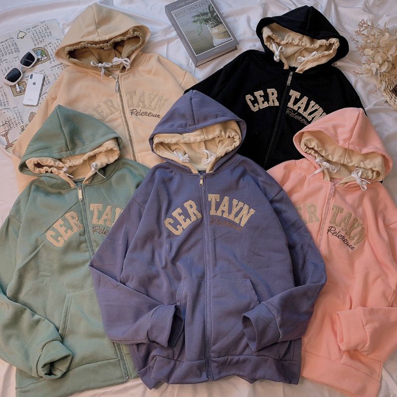 Áo khoác nỉ Unisex nam nữ hành VNXK
