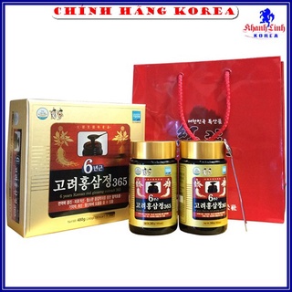 Cao hồng sâm 365 hàn quốc cao cấp, hộp 2 lọ x 240gr - Tăng đề kháng, phòng ngừa ung thư, khanhlinh