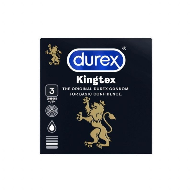 Bao cao su Durex Kingtex 3S (BCS durex đen)