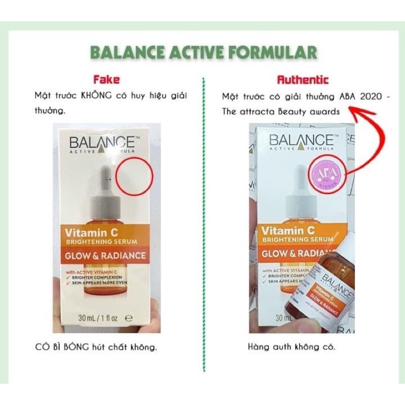 [CÓ BILL] TINH CHẤT SERUM DƯỠNG BALANCE ( bao bì mới )