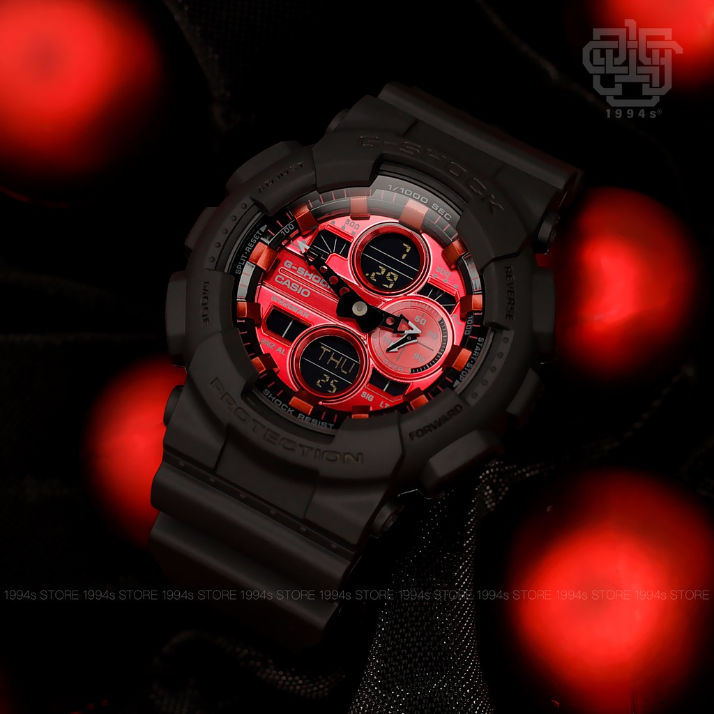 Đồng hồ nam Casio G-SHOCK GA-140 / GA-140AR chống va đập, hàng chính hãng