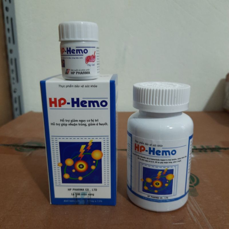 [ Che tên SP ] Viên uống hỗ trợ Trĩ và táo bón HP Hemo - Hộp 100 viên + tặng 1 hũ bôi trĩ