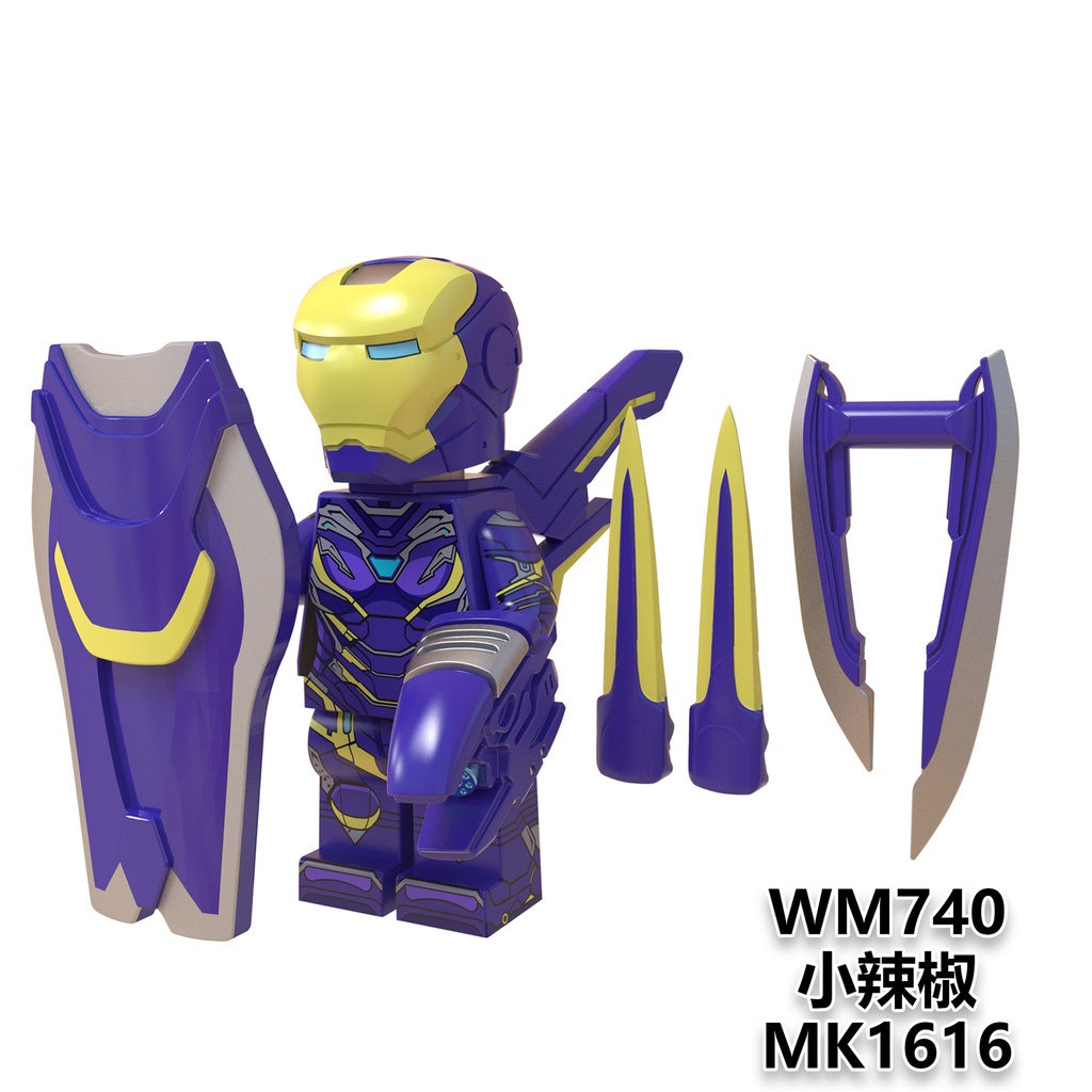 Đồ chơi Lego Iron Man lắp ghép nhiều màu lựa chọn