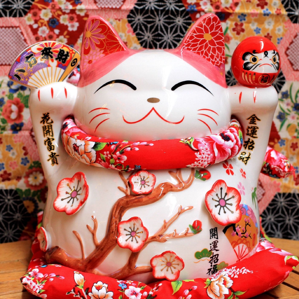 Mèo Thần Tài May Mắn Nhật Bản