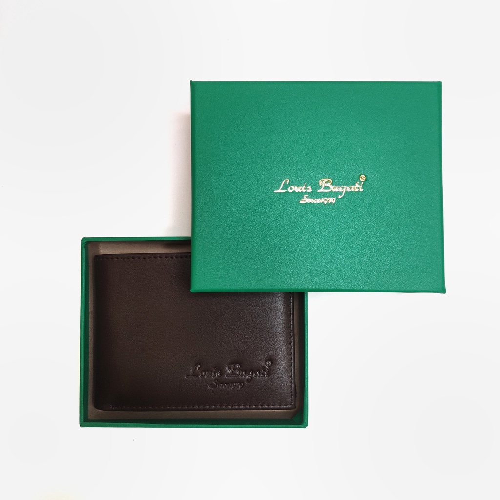 Ví nam cao cấp thương hiệu LOUIS BUGATI ví da bò nam VMB03