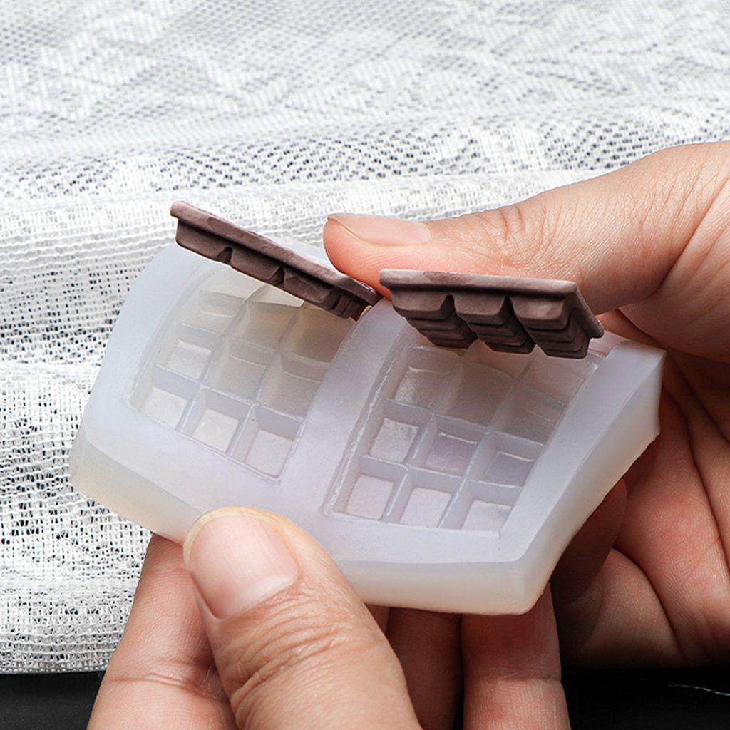 AUGUSTINA Khuôn Làm Bánh Waffle Bằng Silicon Mềm Không Độc Hại