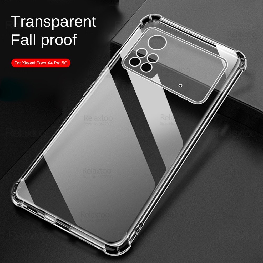Ốp Điện Thoại Trong Suốt Cho Xiaomi Poco X4 Pro
