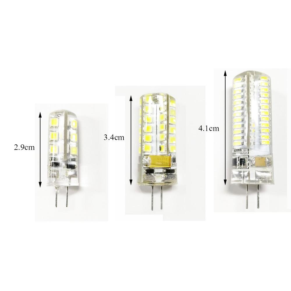 Đèn Led Quả Bắp Silicon 3W / 5W / 7W G4 AC / DC12V 220V Ánh Sáng Trắng / Trắng Ấm