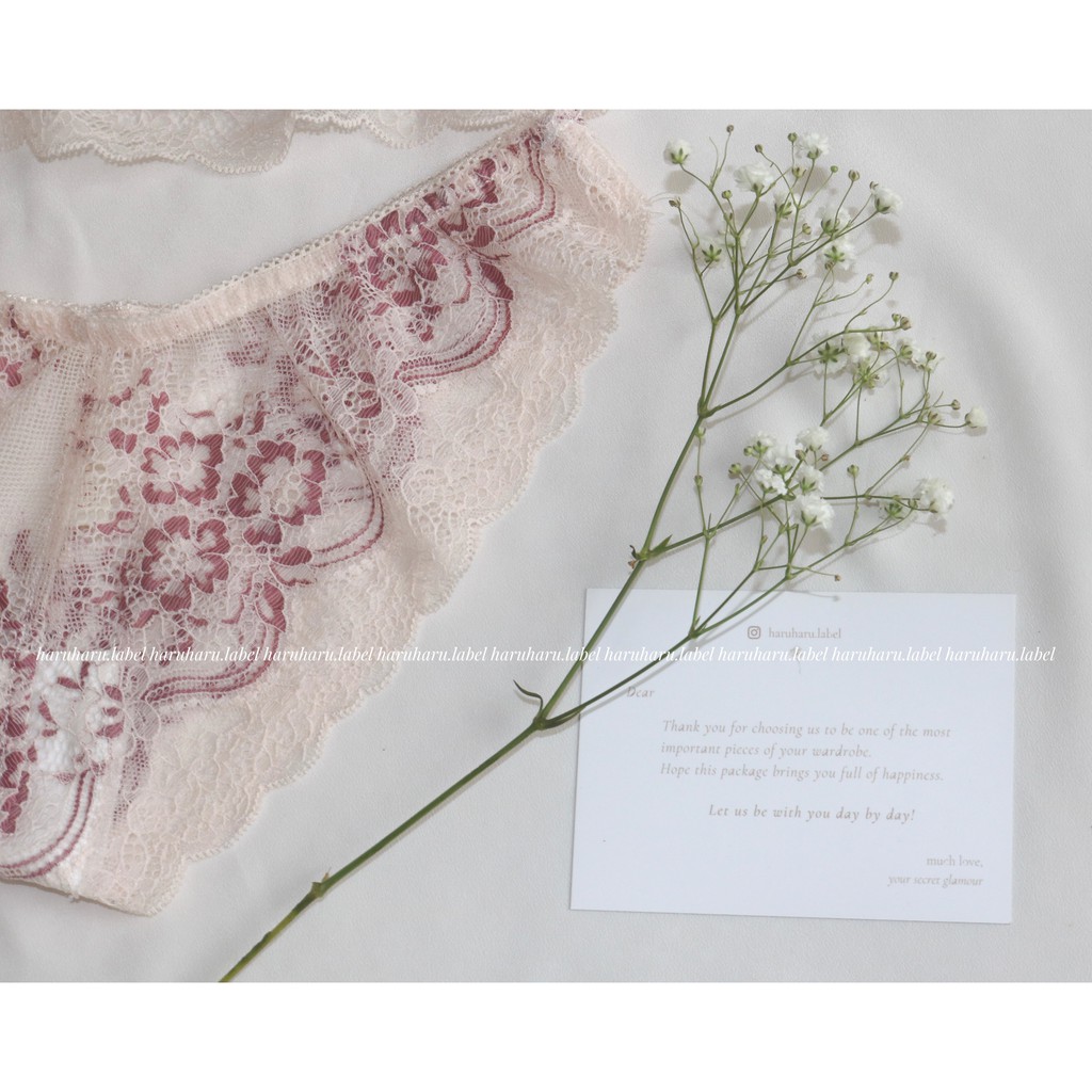 Baby Set Bralette ren ngọt ngào hàng Việt Nam made by haruharu.label - Tự thiết kế | BigBuy360 - bigbuy360.vn