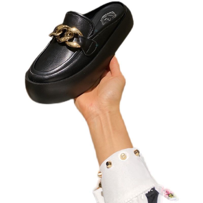 Dép Da Mềm Thiết Kế Thoải Mái Thời Trang Dành Cho Nữ