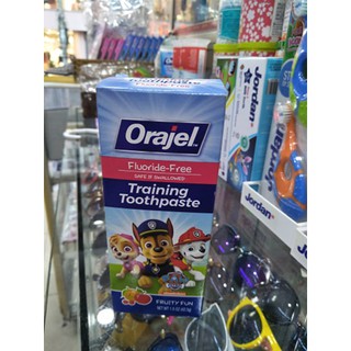 Kem đánh răng nuốt được orajel cho bé 42.5g mỹ