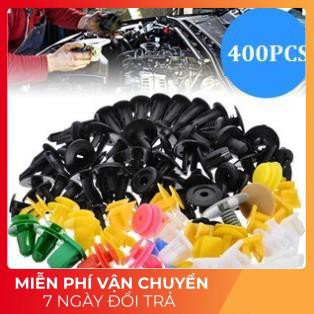 ⚡️GIÁ TỐT⚡️ Combo 400 Đinh Tán/ Ốc Vít/ Chốt Nhựa/ Ghim - DẠNG CẮM CHỐT - Chuyên Dụng Cho Xe Hơi, Xe Tải - FULL LOẠI